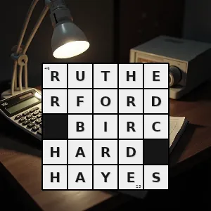 Hasło krzyżówkowe dziewiętnasty - rutherford birchard hayes – rozwiązanie, synonimy, podpowiedzi i definicje krzyżówkowe